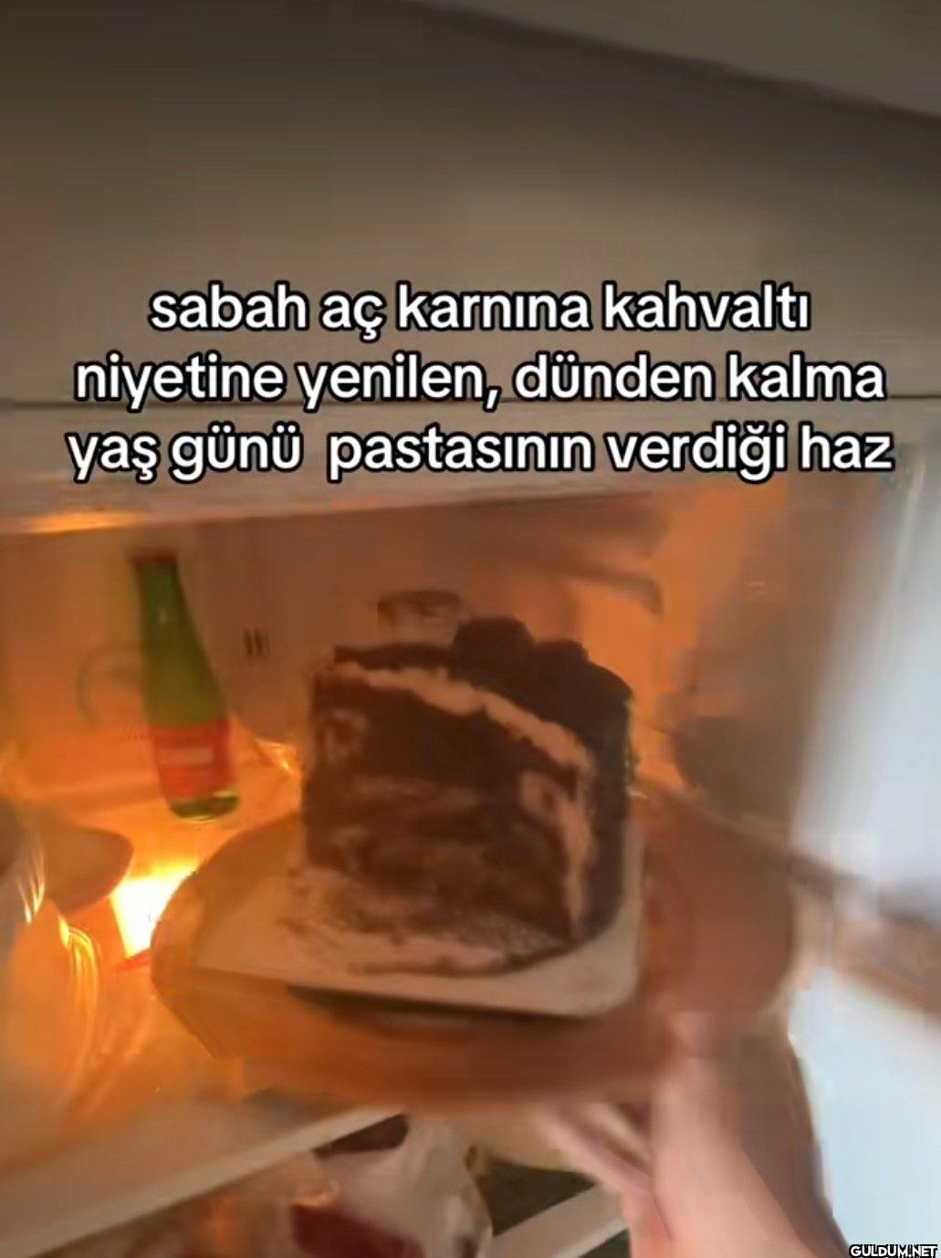 sabah aç karnına kahvaltı...