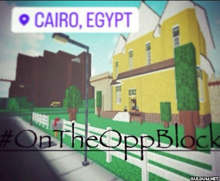 CAIRO, EGYPT #OnTheOppBlock