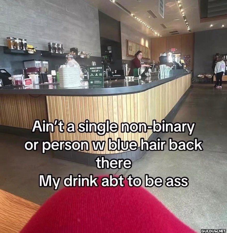 Ain't a single non-binary...