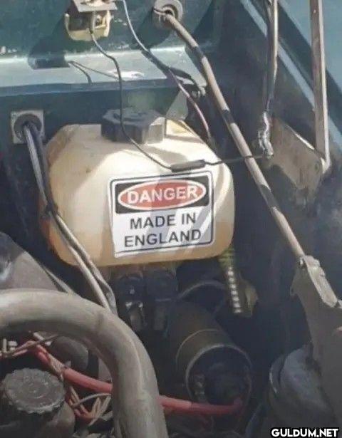 DANGER MADE IN ENGLAND