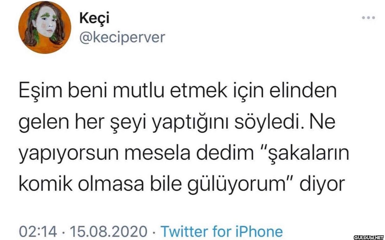 Eşim beni mutlu etmek için...