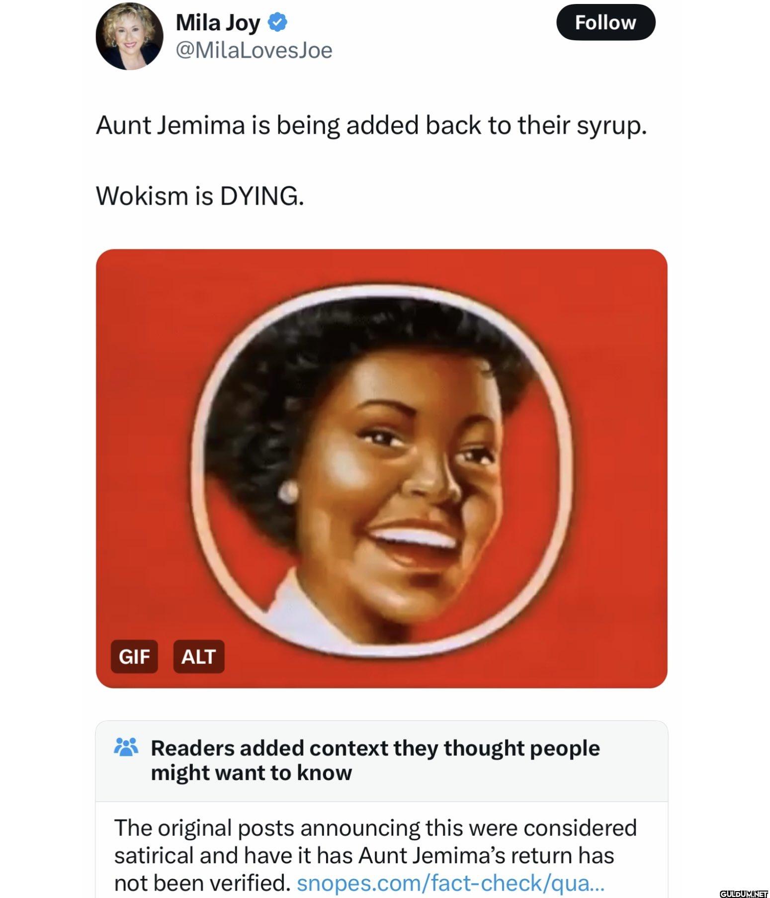 Should they return Aunt...