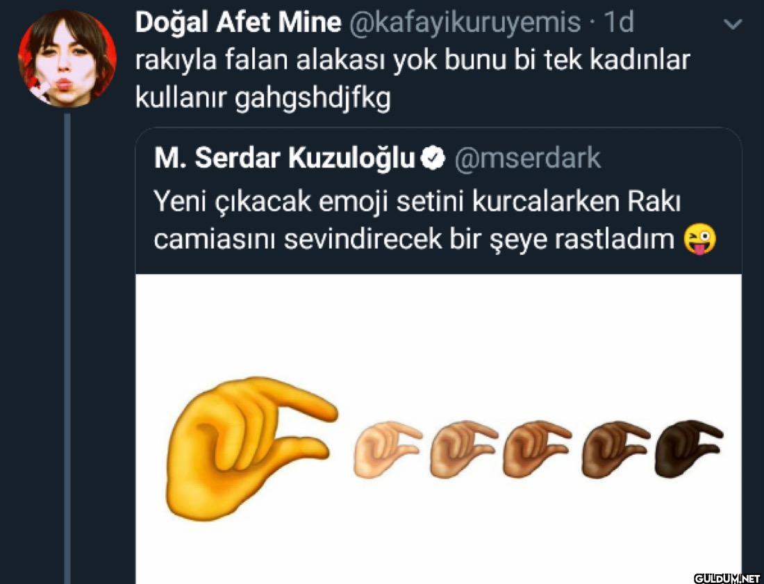 . 1d rakıyla falan alakası...