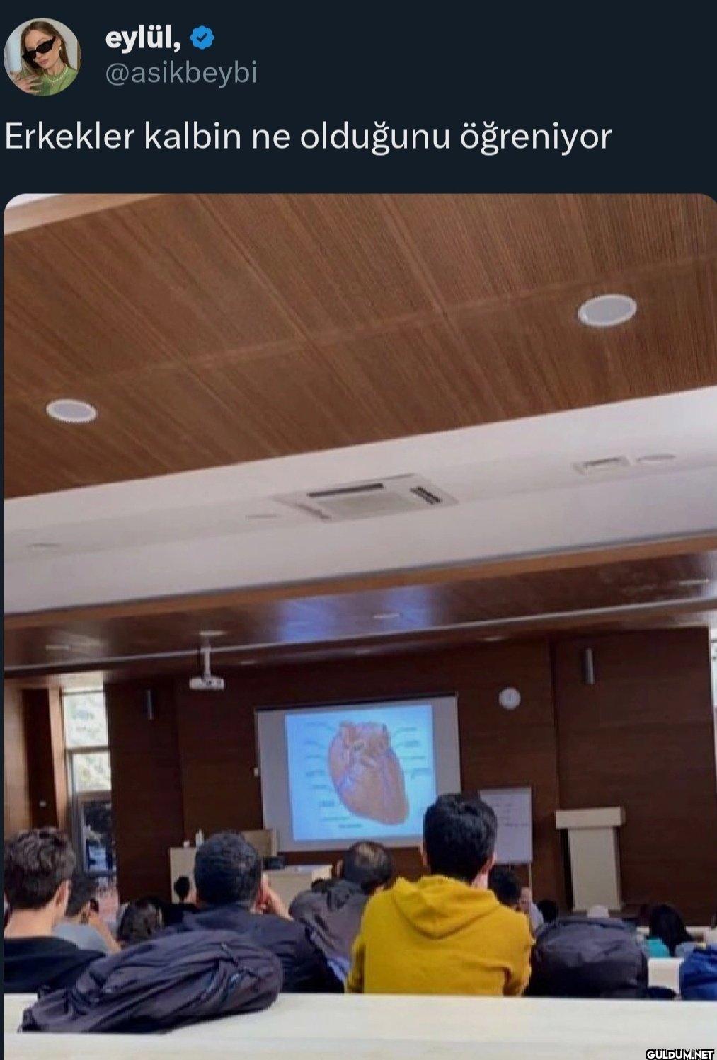 Erkekler kalbin ne...