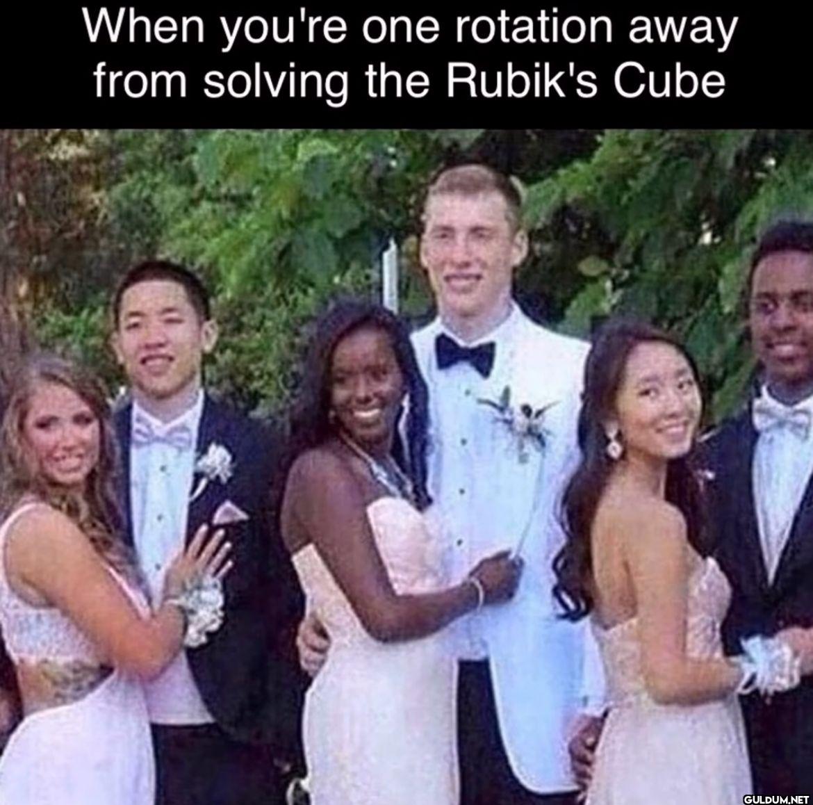 When you're one rotation...