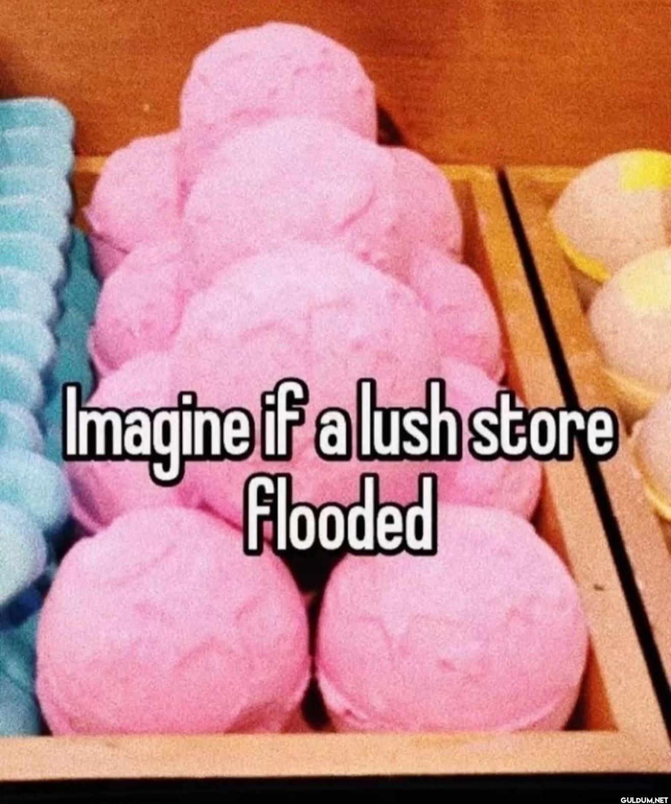Imagine if a lush store flooded