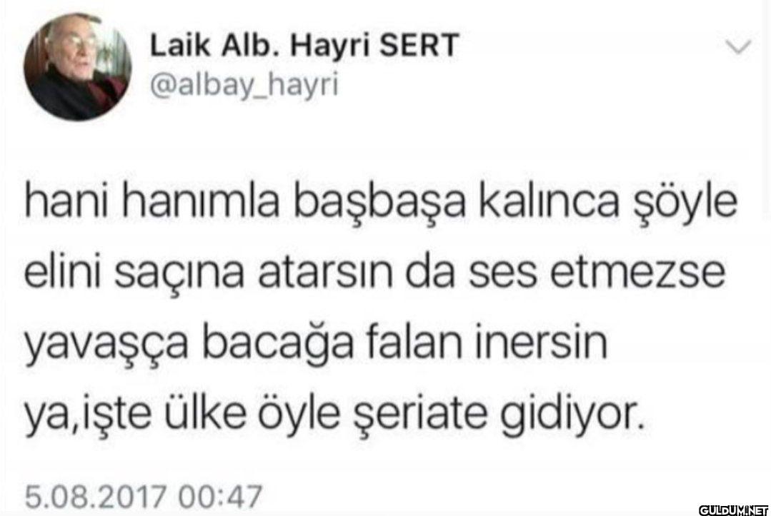 hani hanımla başbaşa...