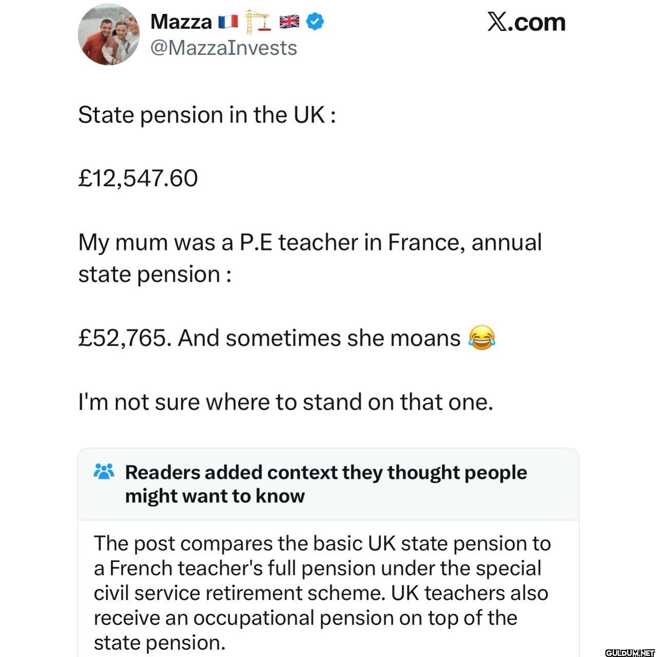 X.com State pension in the...