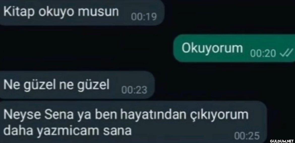 Kitap okuyo musun 00:19...