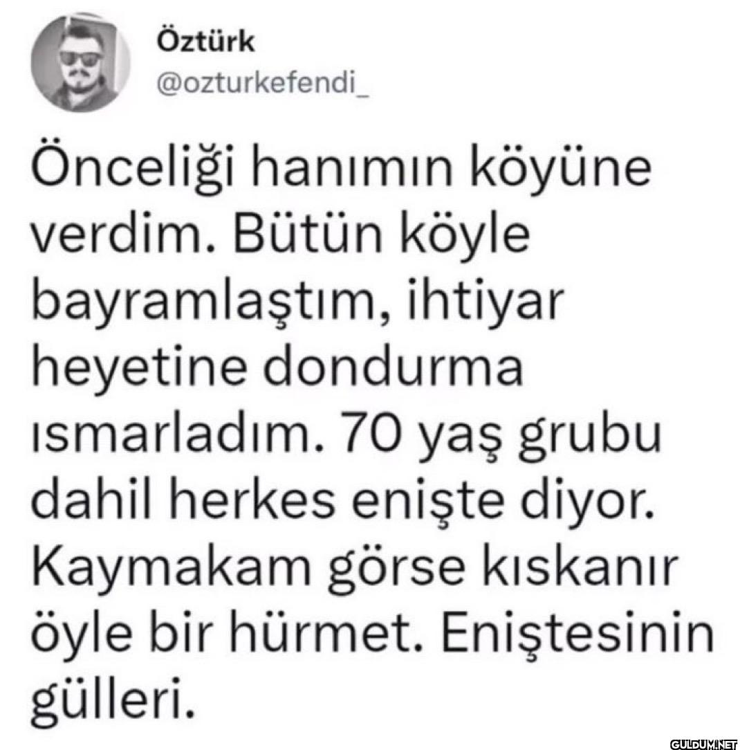 Önceliği hanımın köyüne...