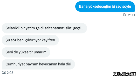 :D    Bana yükselecegim bi...