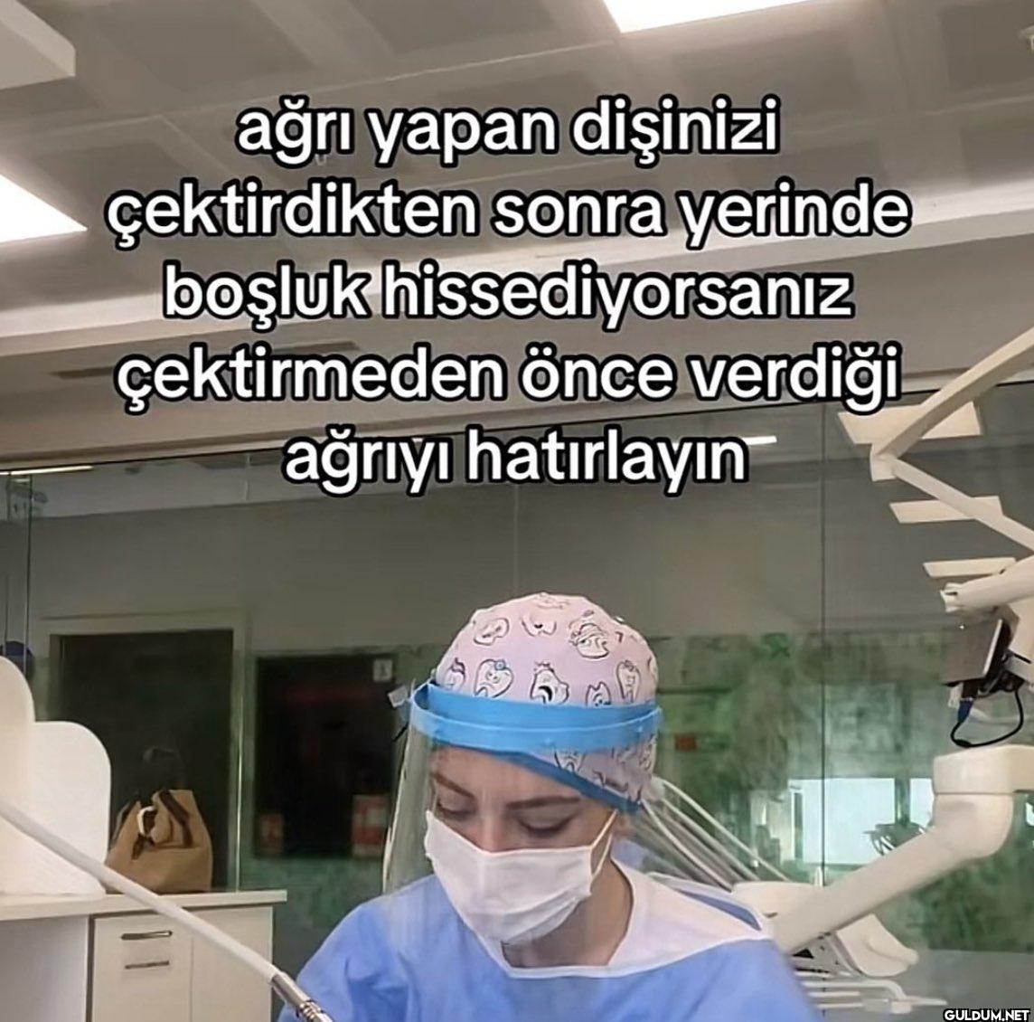 ağrı yapan dişinizi...