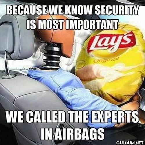 BECAUSE WE KNOW SECURITY...