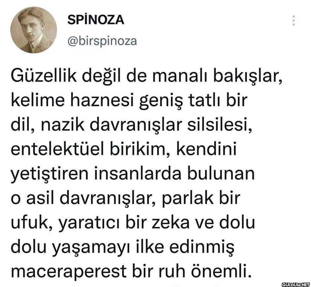 Güzellik değil de manalı...