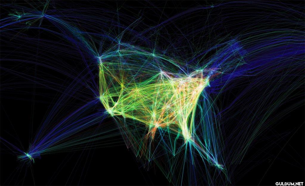 13. Map of flight patterns - Guldum.net - Caps arama motoru