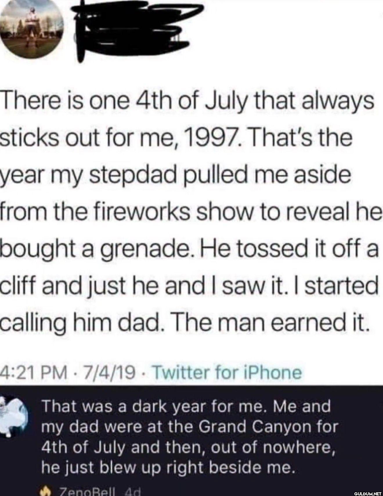 There is one 4th of July...