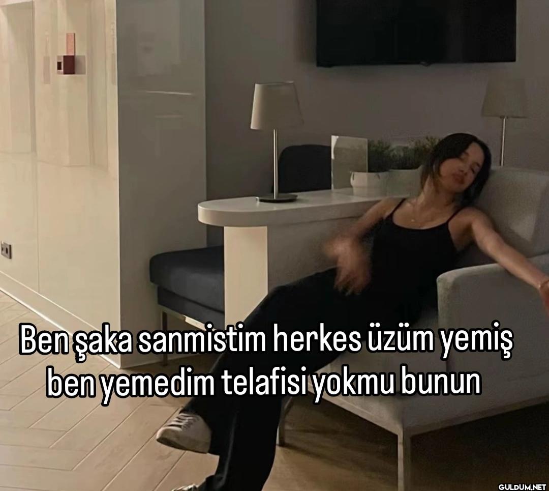 Ben şaka sanmistim herkes...