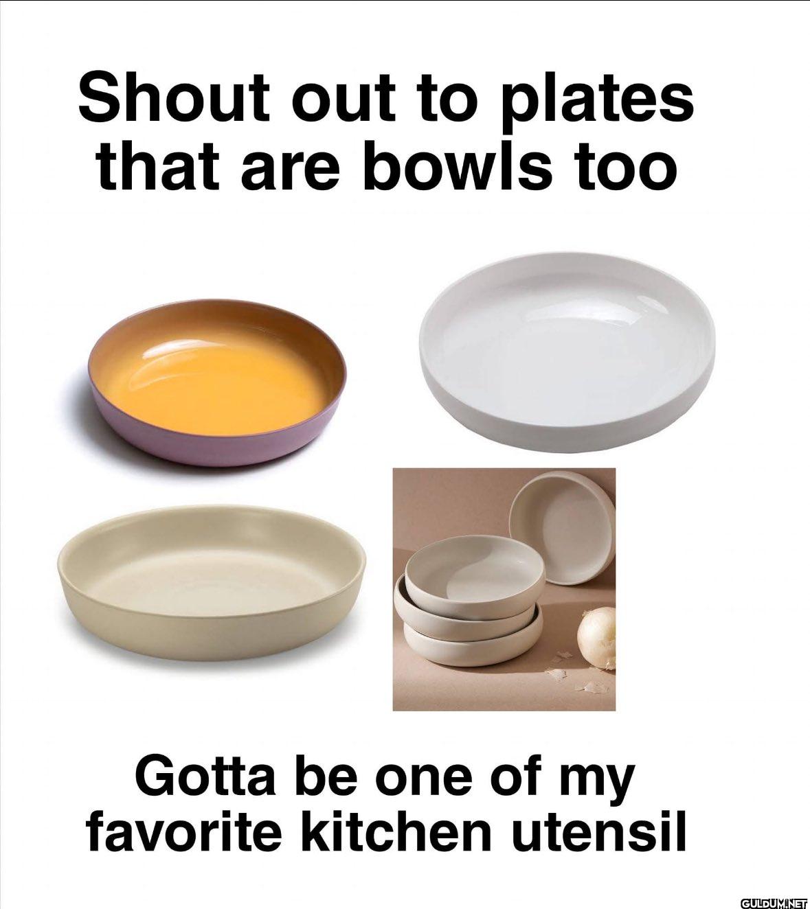 Shout out to plates that...