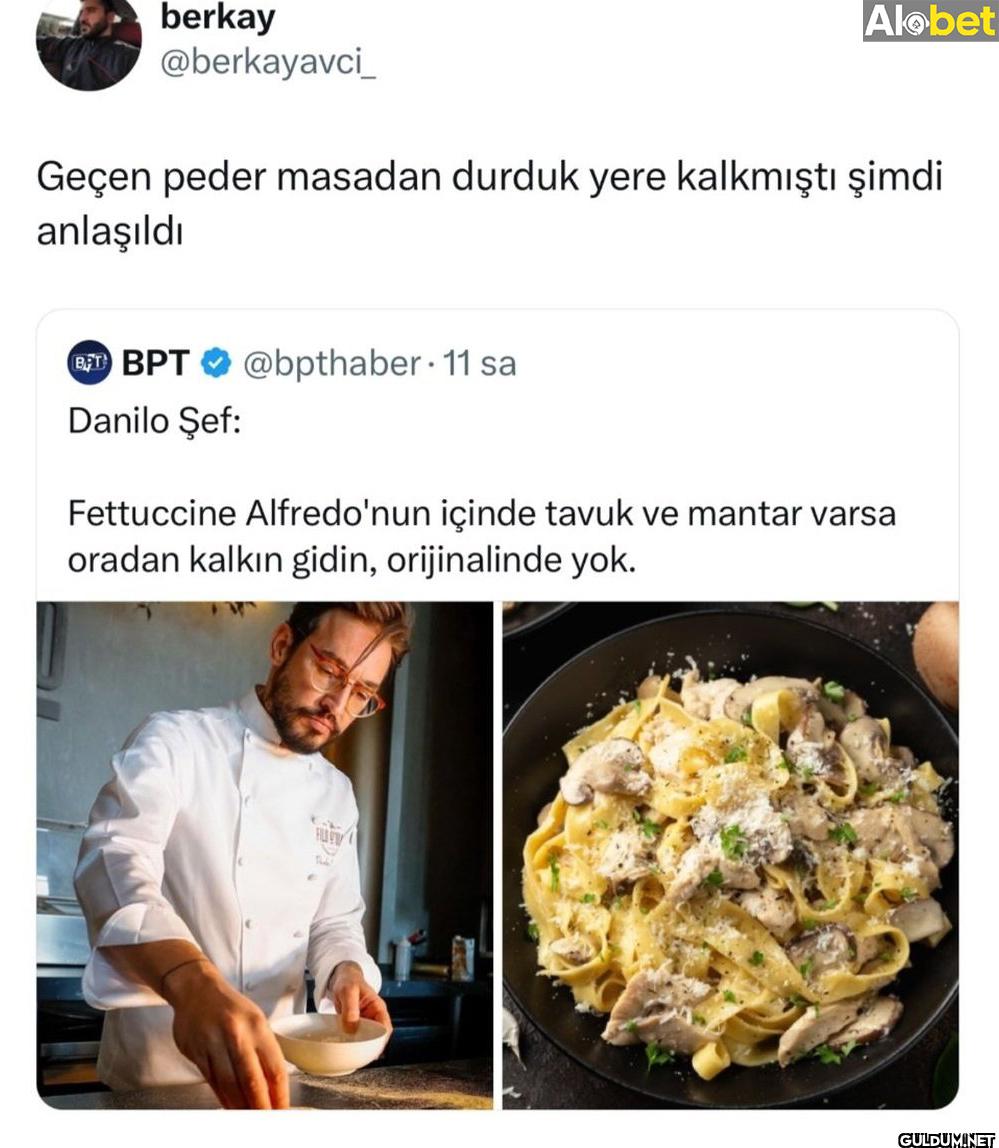 Alobet Geçen peder masadan...
