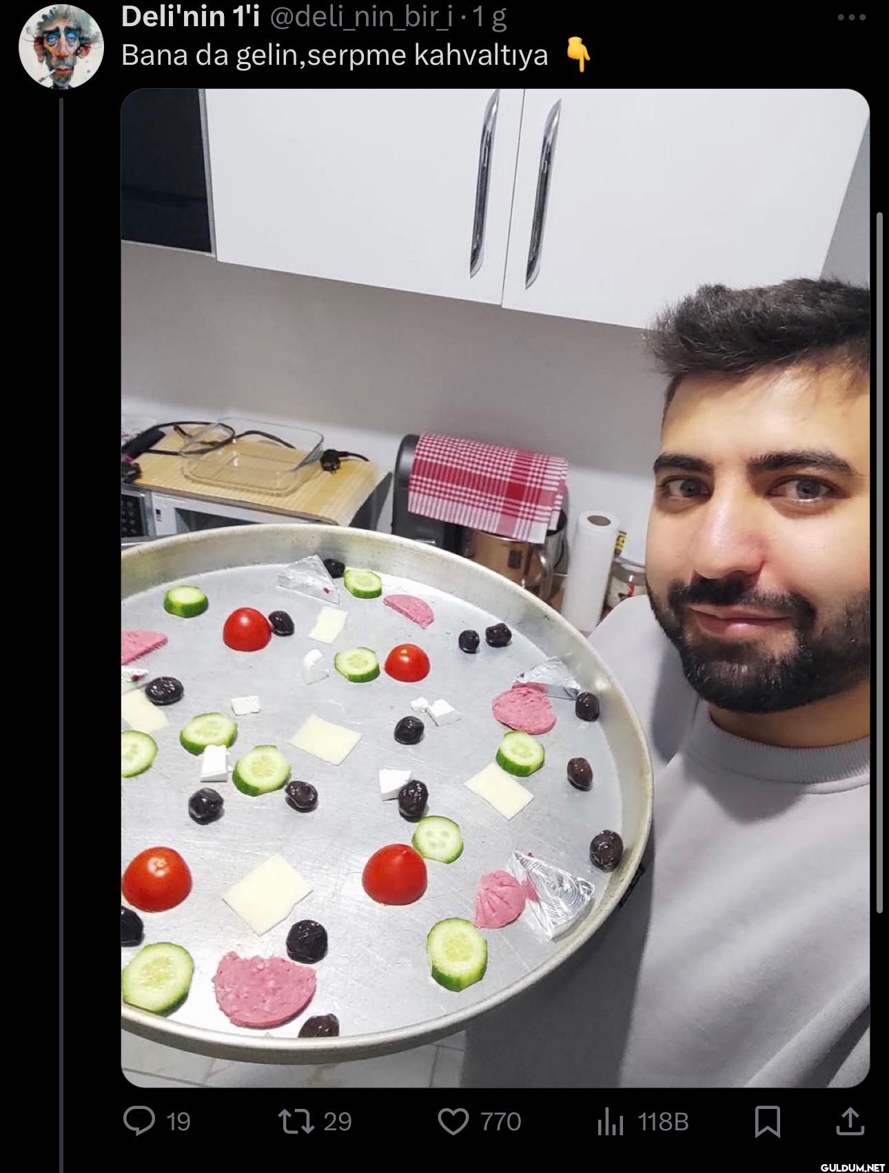 arkadaşımı kahvaltıya...