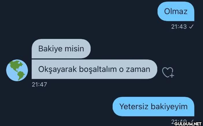 Bakiye misin Okşayarak...