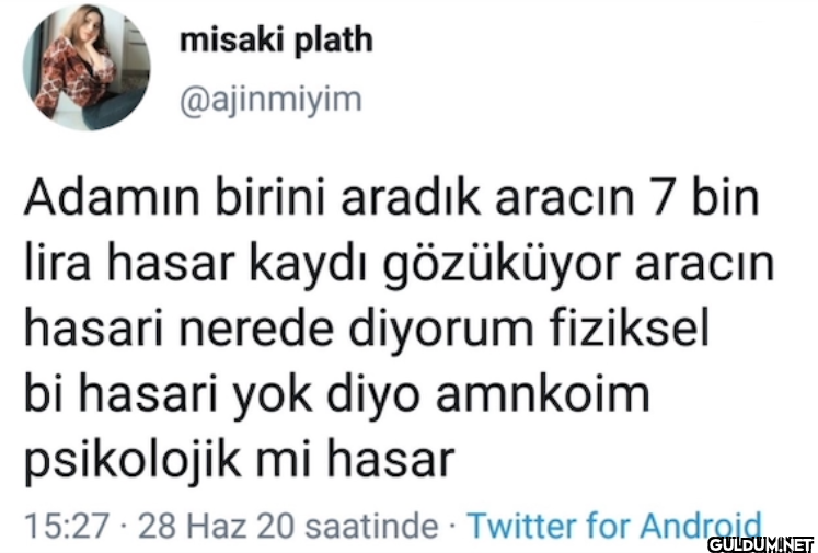 Adamın birini aradık...