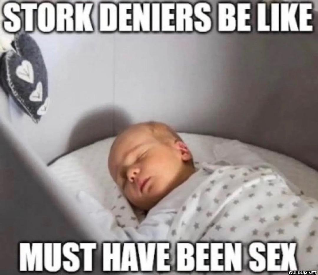 STORK DENIERS BE LIKE MUST...