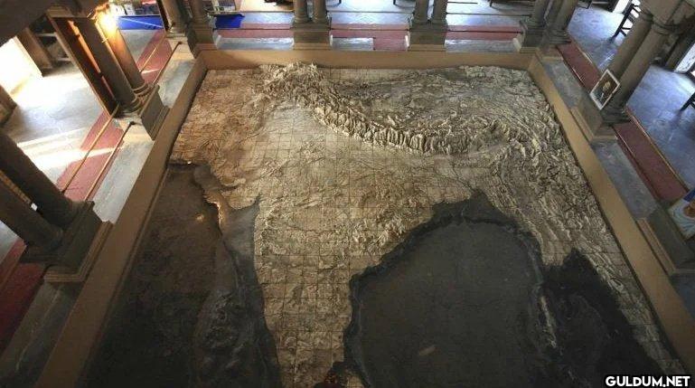 A Physical Map Of Índia 🇮🇳...