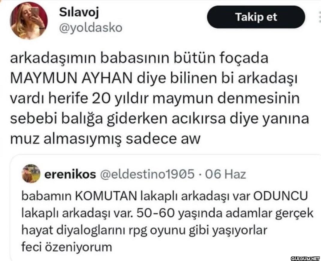 Takip et arkadaşımın...