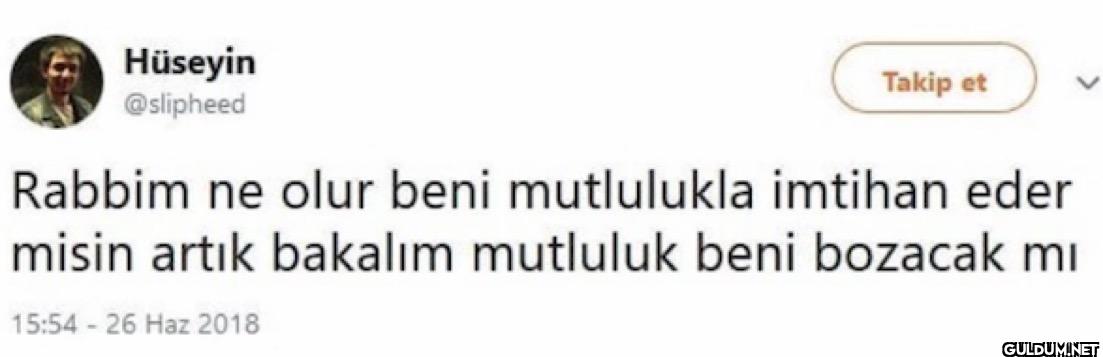 Takip et Rabbim ne olur...