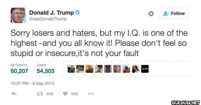 Follow Sorry losers and...