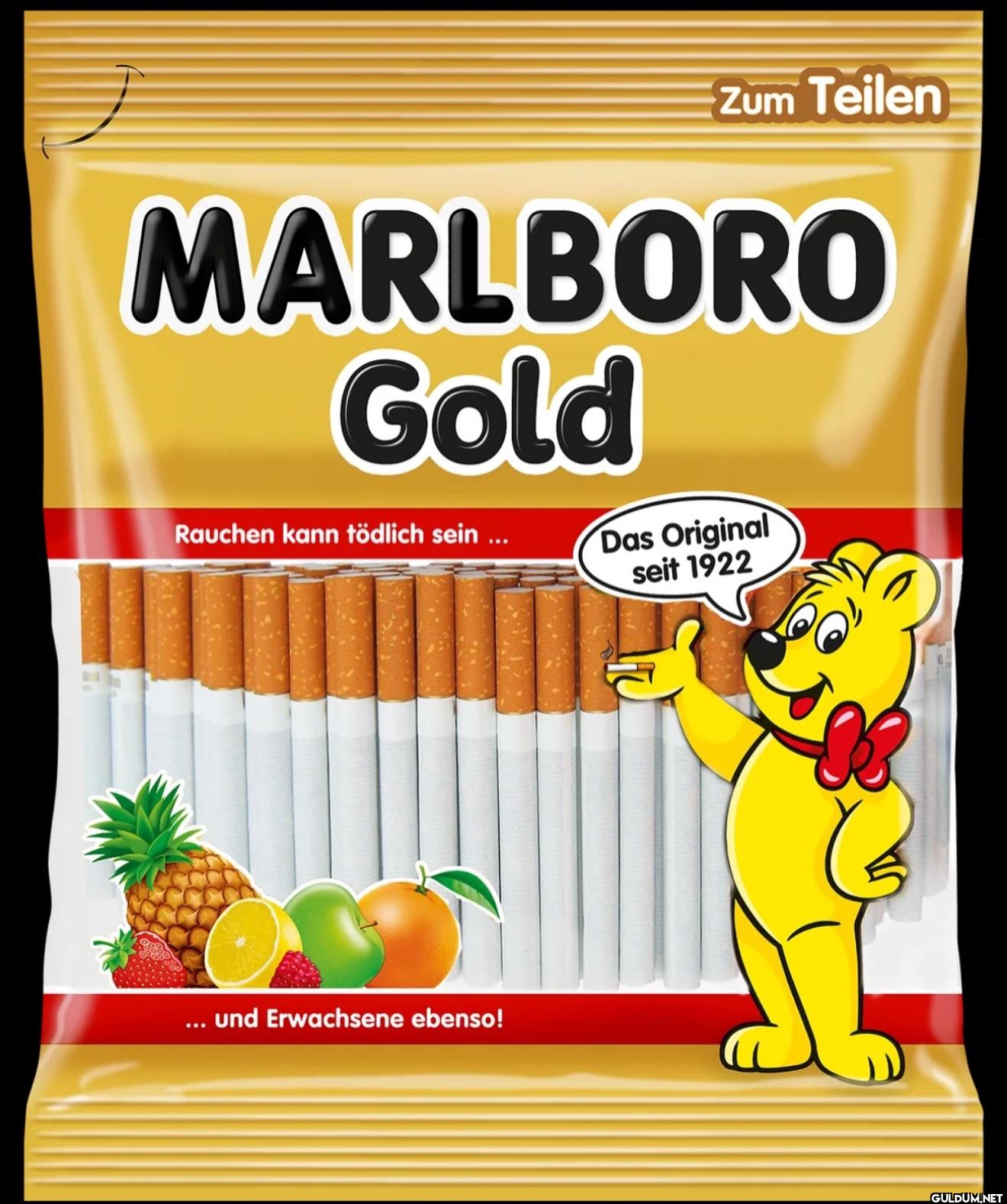 Zum Teilen MARLBORO Gold...