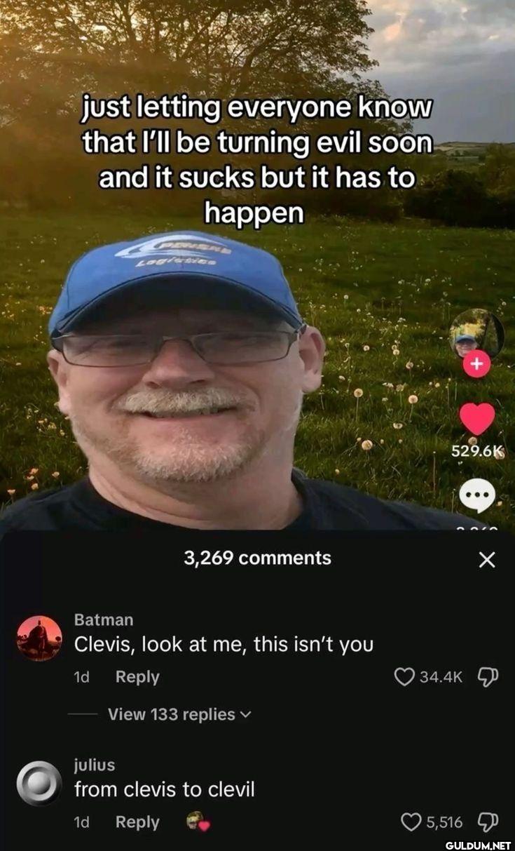 just letting everyone know...