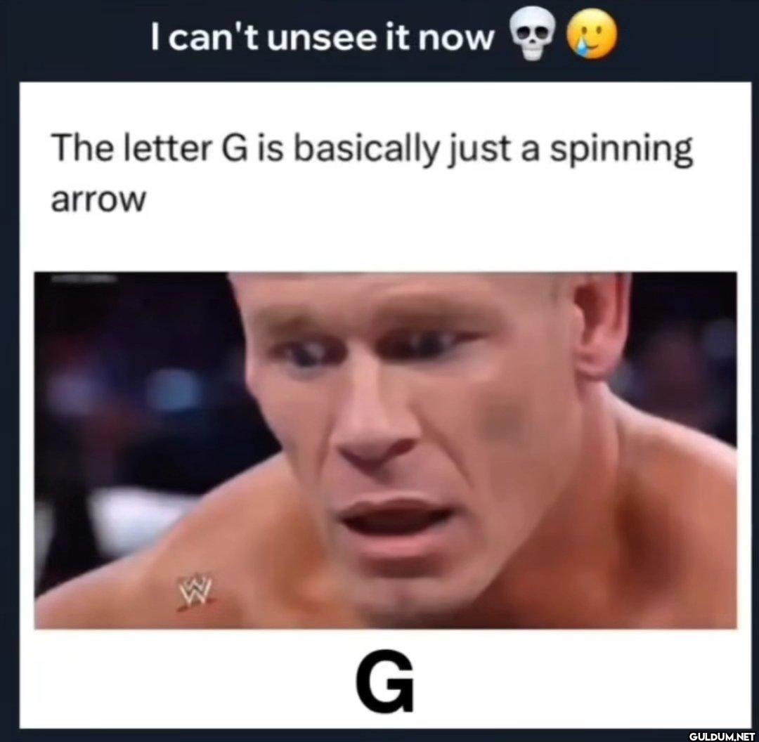 The letter G is basically...