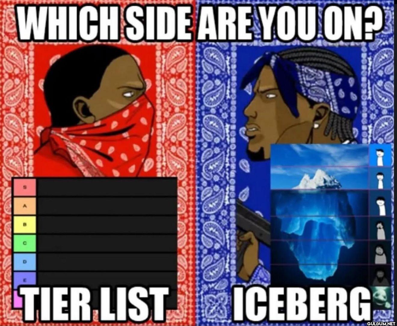 WHICH SIDE ARE YOU ON?...