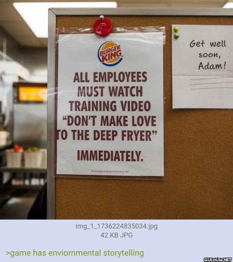 BURGER KING ALL EMPLOYEES...