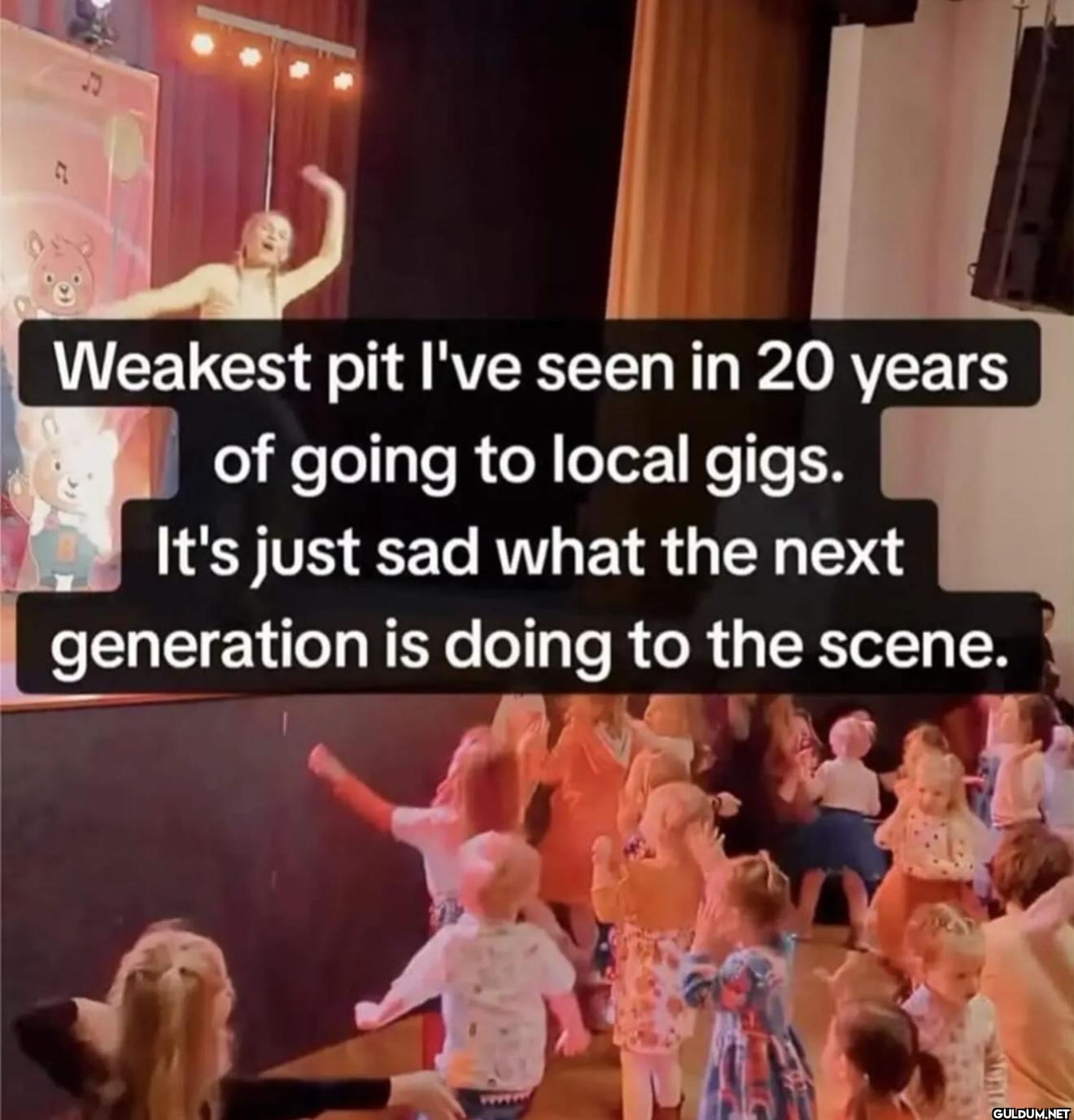Weakest pit I've seen in...
