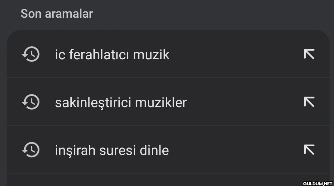 Son aramalar D ic...