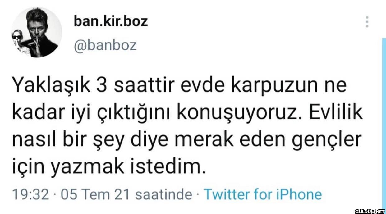 Yaklaşık 3 saattir evde...