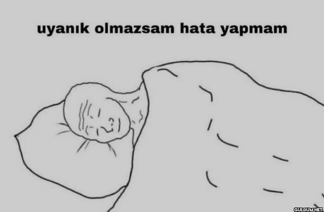 uyanık olmazsam hata yapmam -