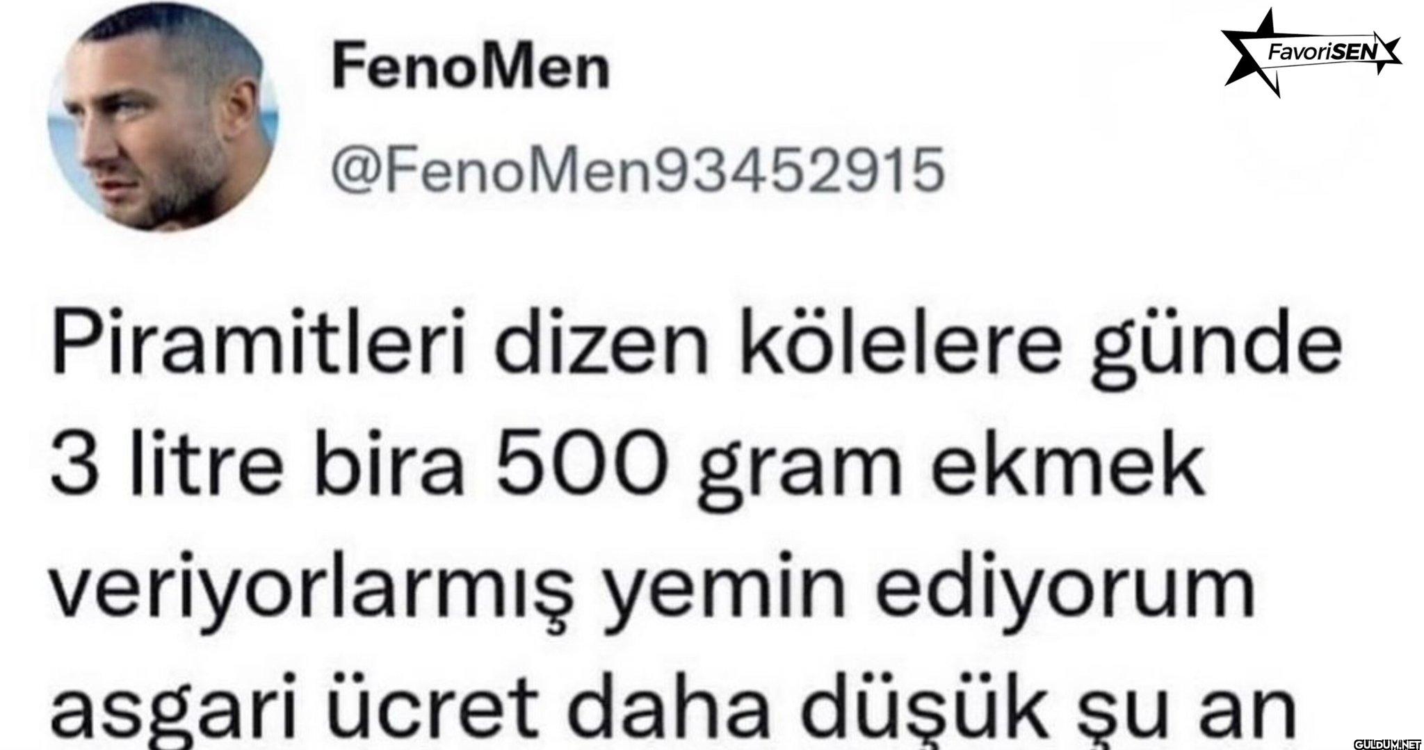 Piramitleri dizen kölelere...