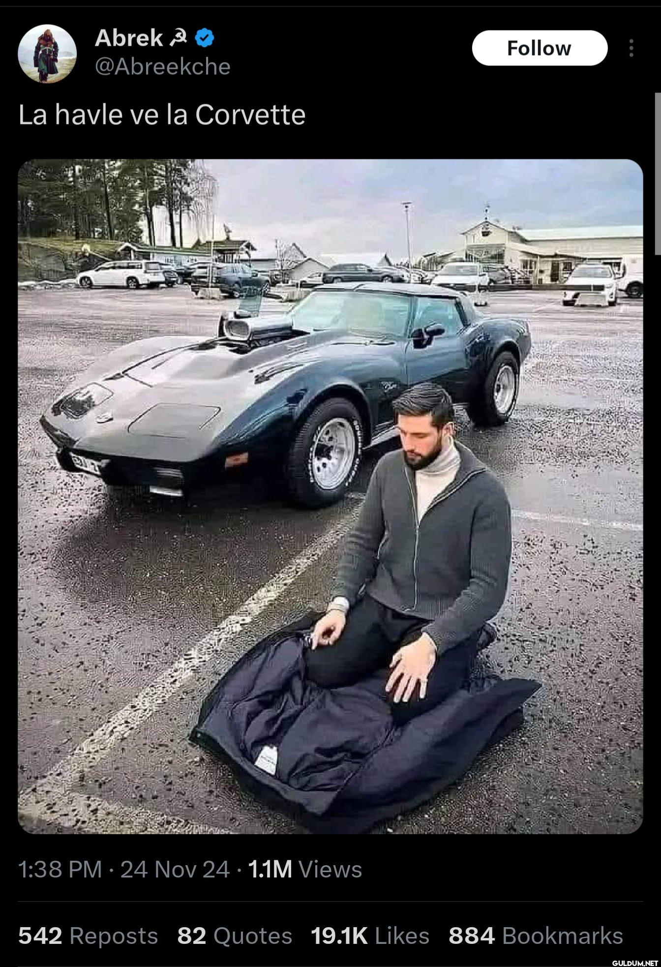 La havle ve la Corvette...