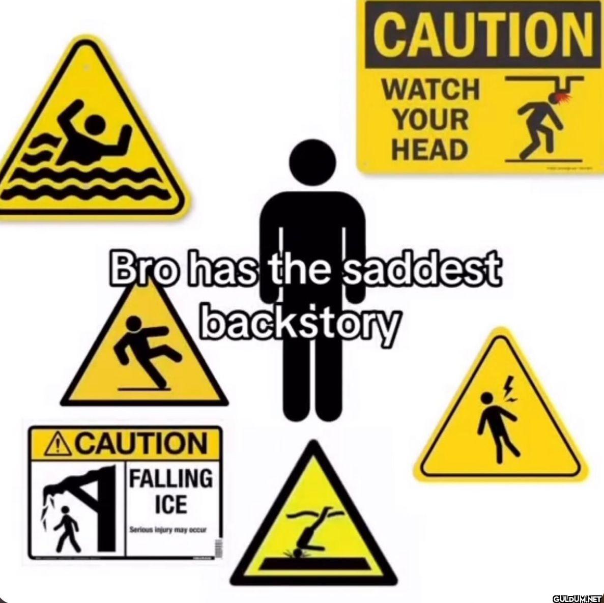 CAUTION WATCH YOUR HEAD...