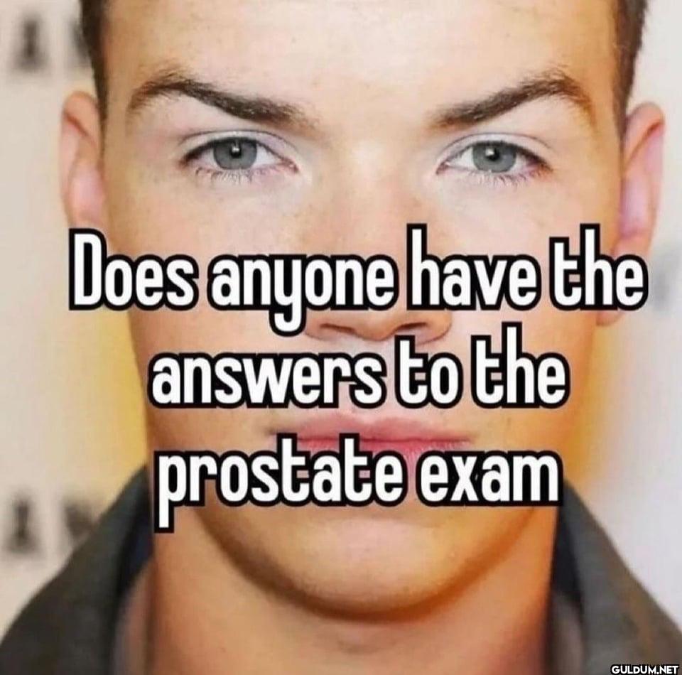 Does anyone have the...