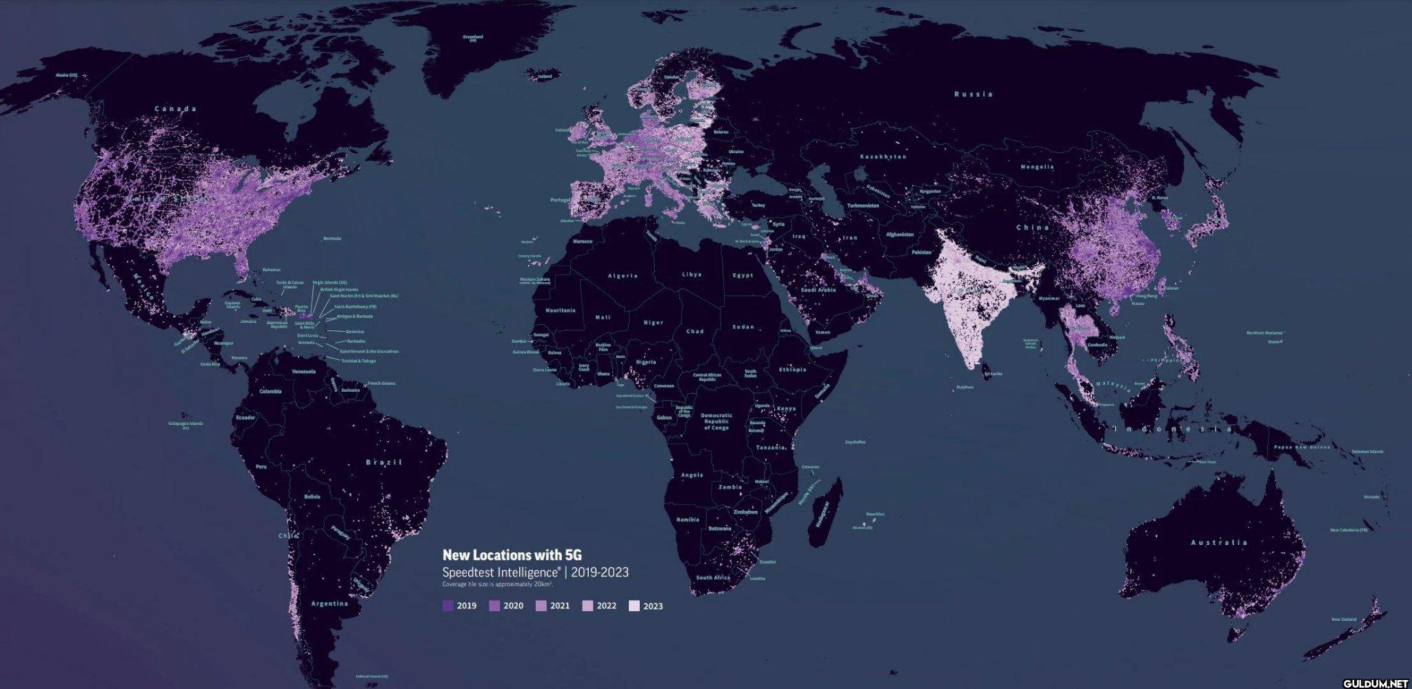 Global 5G availability by...