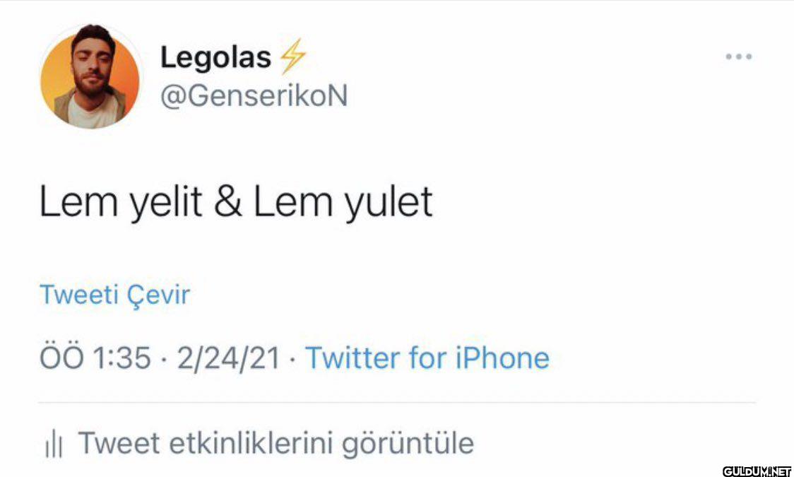 Lem yelit & Lem yulet...