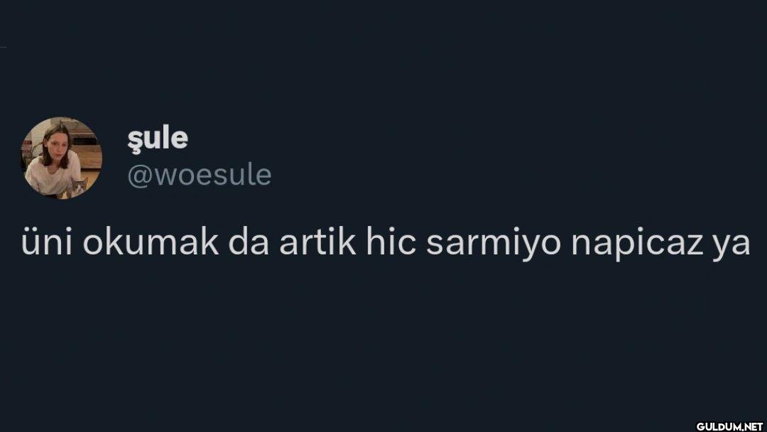 üni okumak da artik hic...