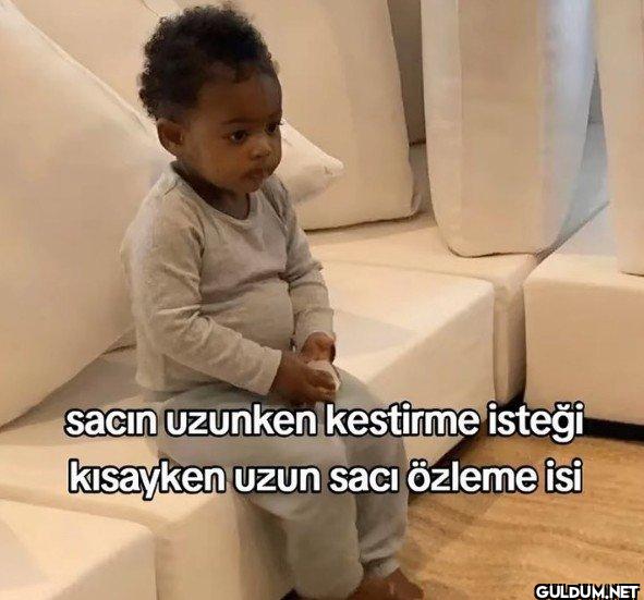 sacın uzunken kestirme...
