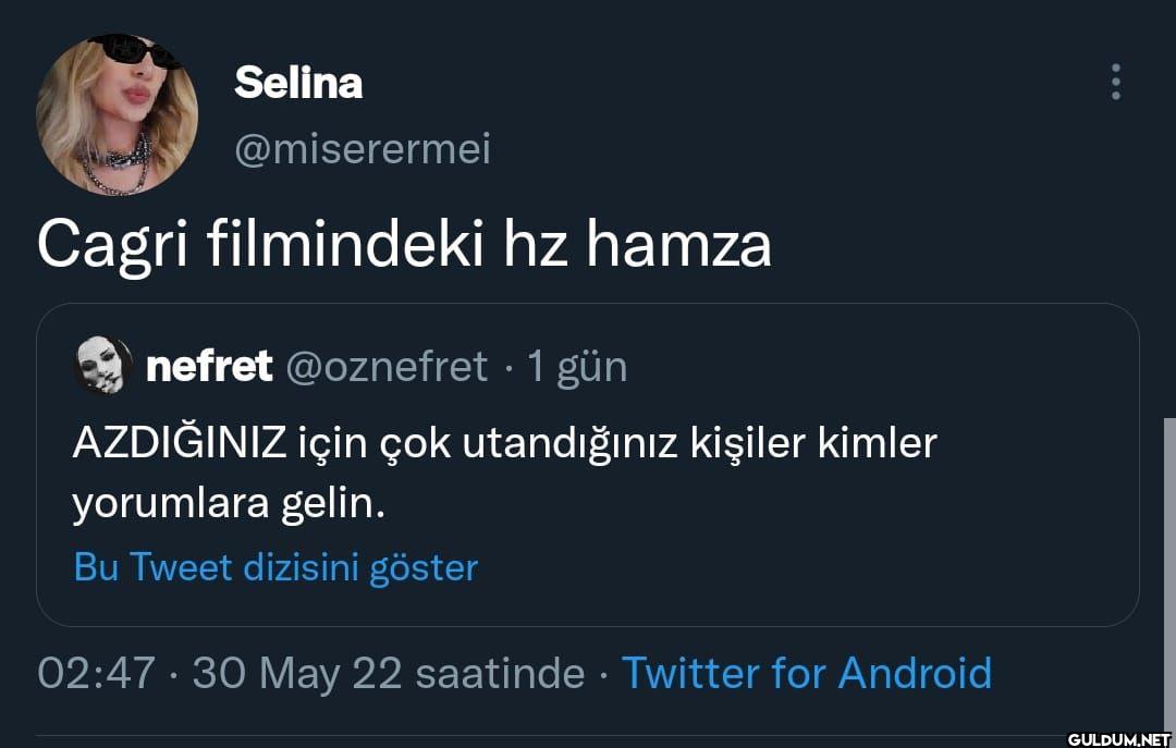 Cagri filmindeki hz hamza...