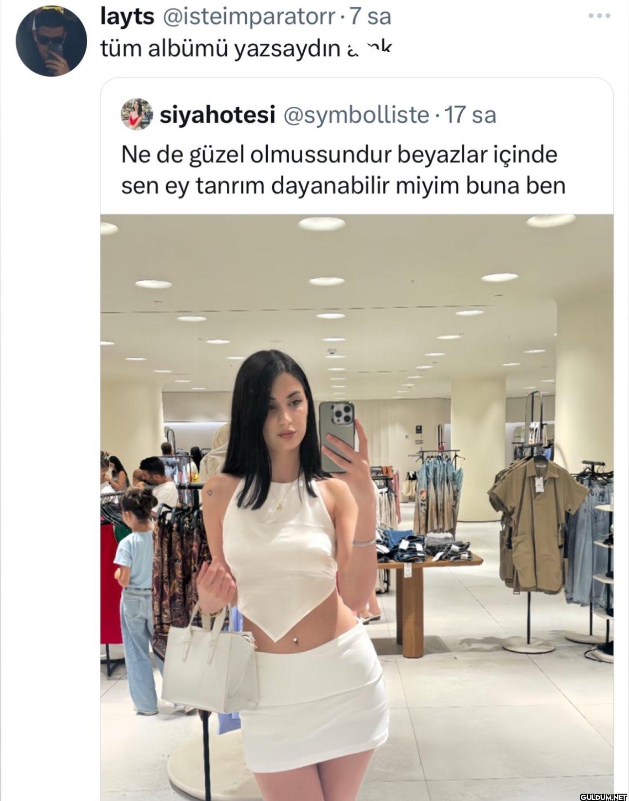 7 sa tüm albümü yazsaydın...